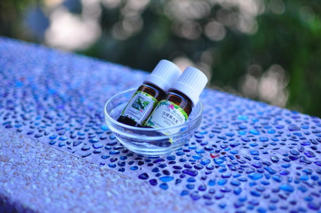essential oils, skin care products
